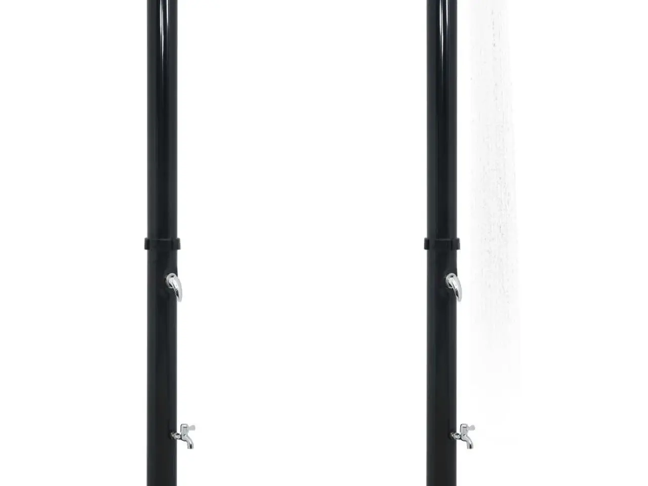 Billede 3 - Soldrevet udendørsbruser 220 cm - 20 l, sort