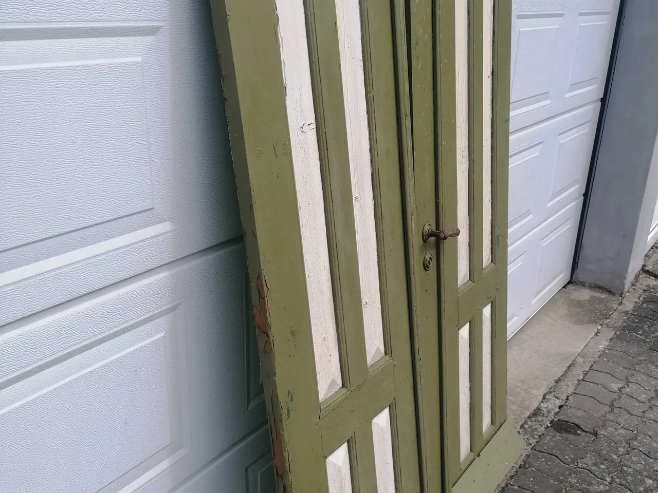 Billede 2 - Gammel Dobbeltdør UDEN Karm BxH 112x176 cm