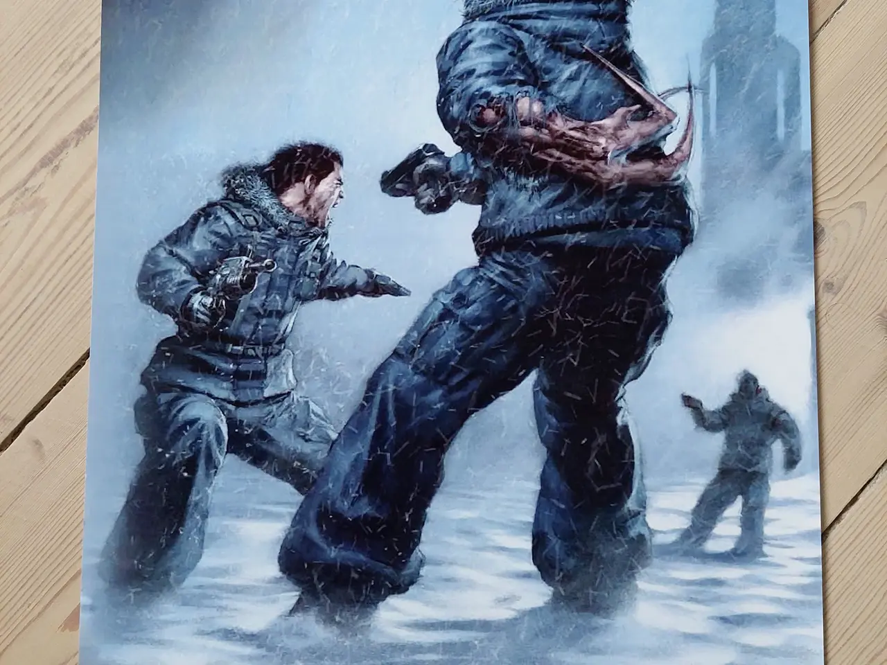 Billede 3 - Ubrugt The Thing Plakat – Sci-Fi/Horror Gaming Art