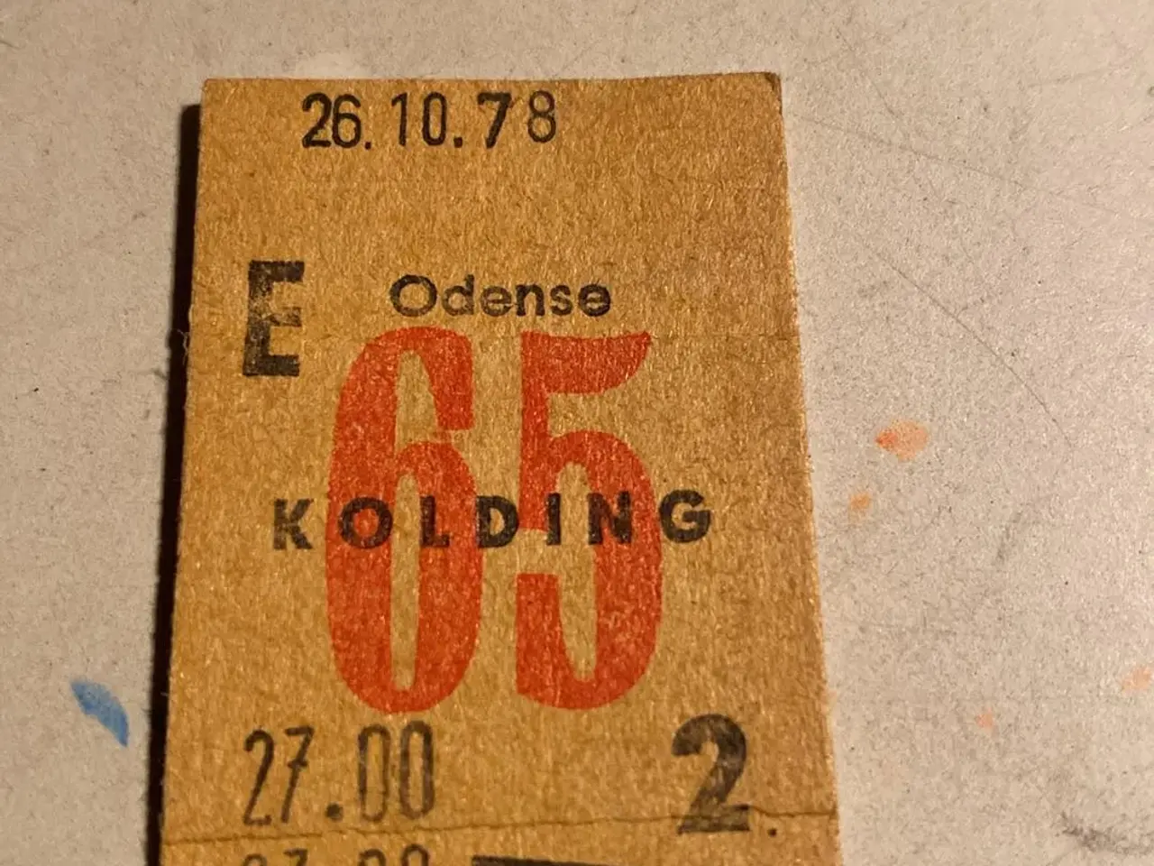 Billede 8 - Gl. Togbilletter 