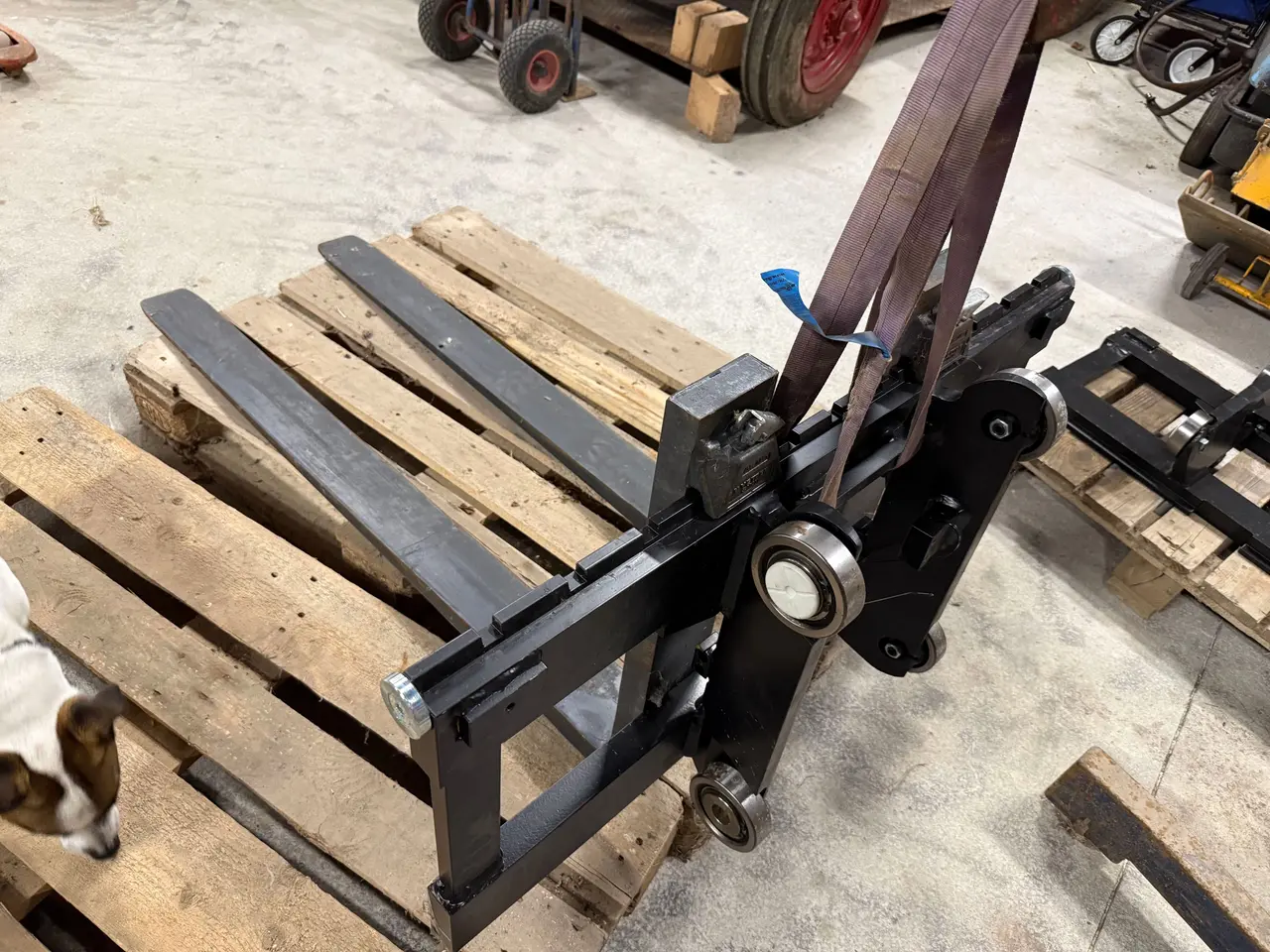 Billede 2 - Pallegafler på slæde 120cm