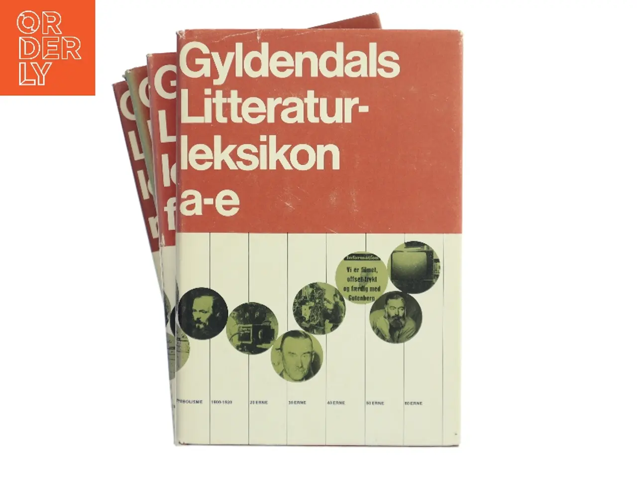 Billede 1 - Gyldendals Litteraturleksikon 1-4 af Gyldendal (Bog)