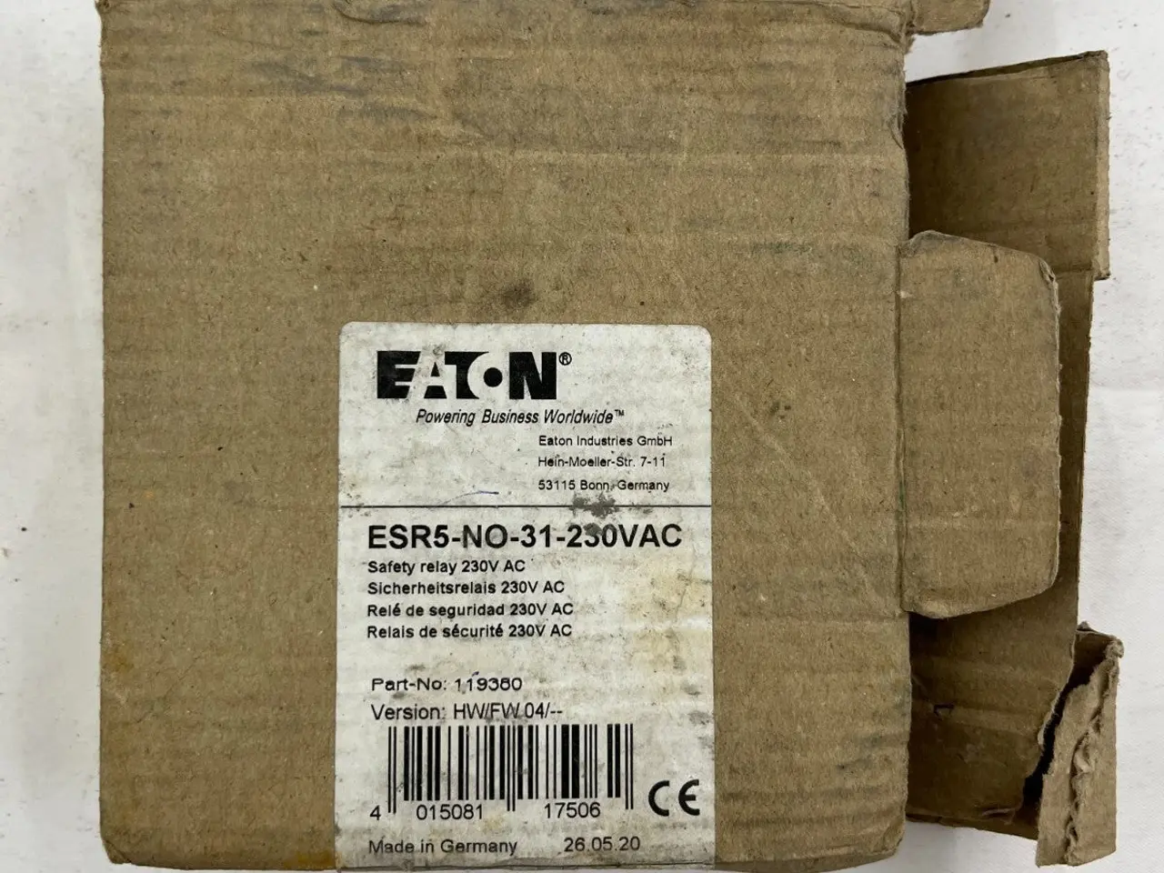 Billede 3 - Eaton ESR5-NO-31-230VAC sikkerhedsrelæ 230V AC 3