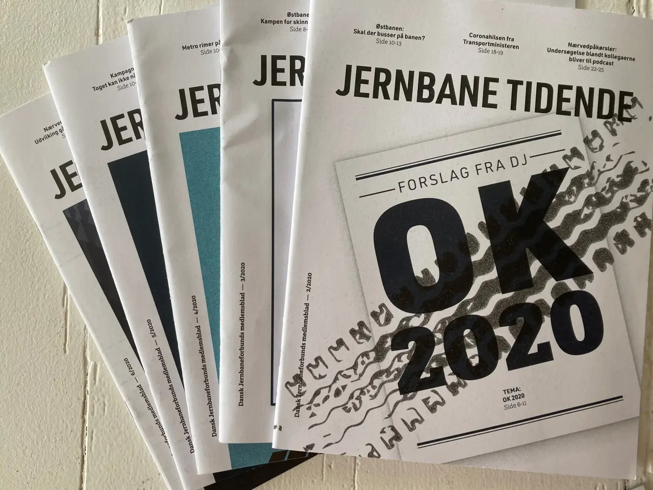 Billede 2 - 3 årgange Jernbane Tidende