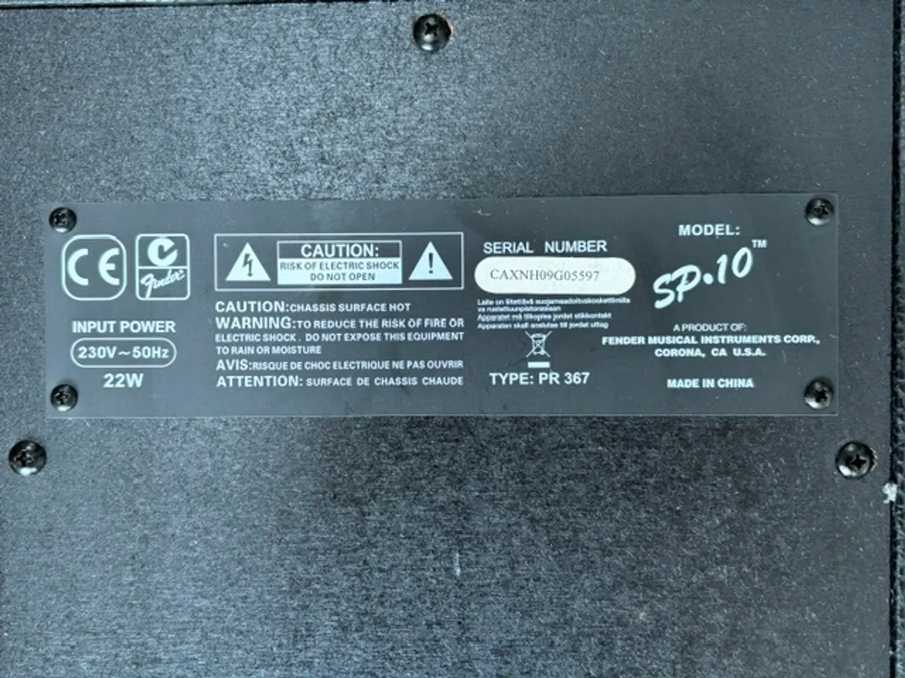 Billede 3 - Squier by Fender SP-10 guitarforstærker – 10 W
