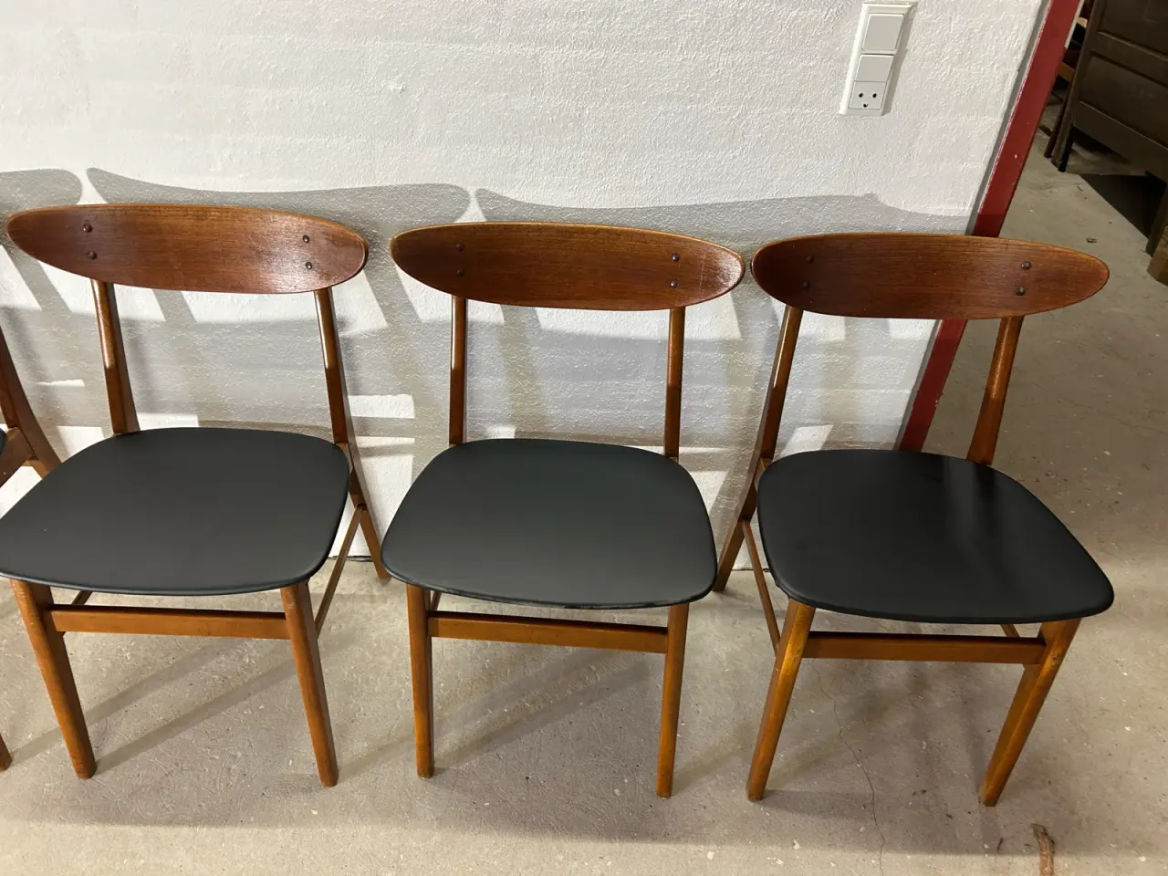 Billede 7 - Flot sæt: 6 originale Farstrup Model 210 teak-spi