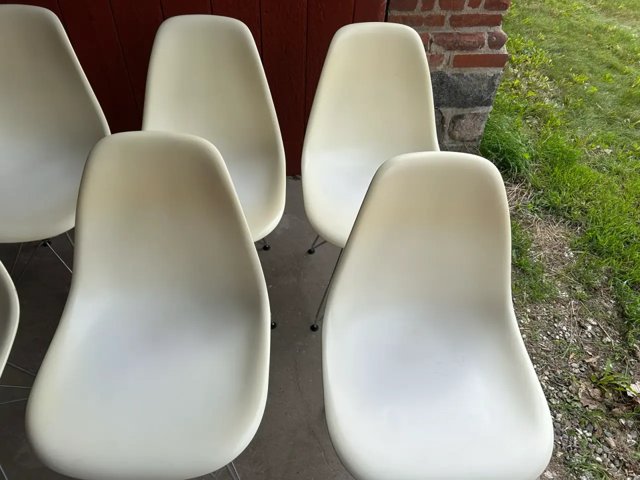 Billede 3 - 8 stk. flotte Eames DSR-stil spisebordsstole (Repl