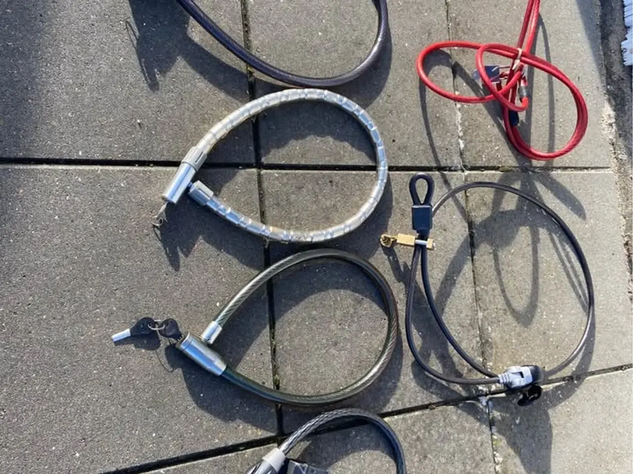 Billede 1 - Ny- Brugt , Cykel / knallert låse sæt
