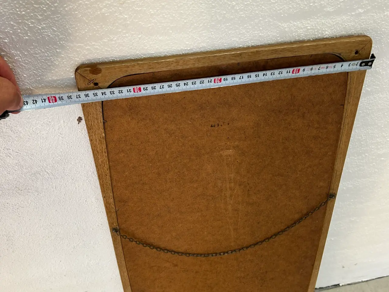 Billede 4 - Spejl teak 79 x 37 cm