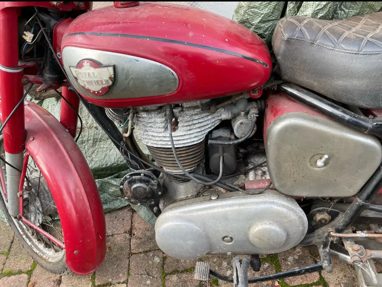 Billede 3 - Veteran motorcykel Royal Enfield 1957