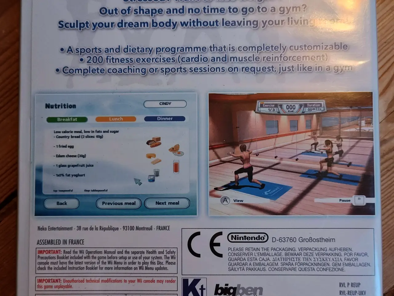 Billede 2 - UBRUGT My body coach til Nintendo Wii