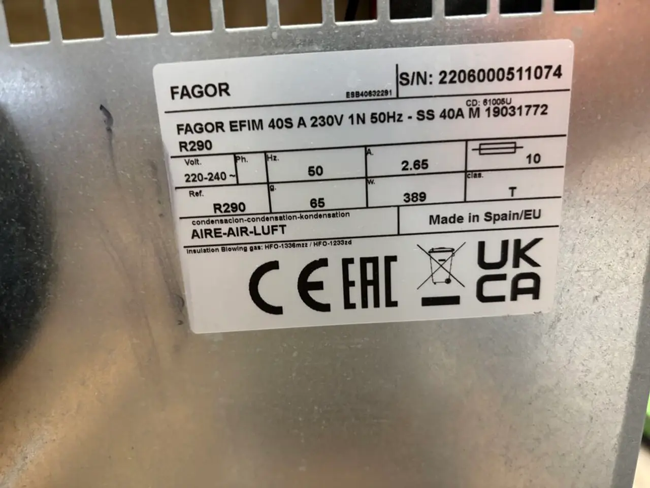 Billede 4 - Isterningemaskine FAGOR