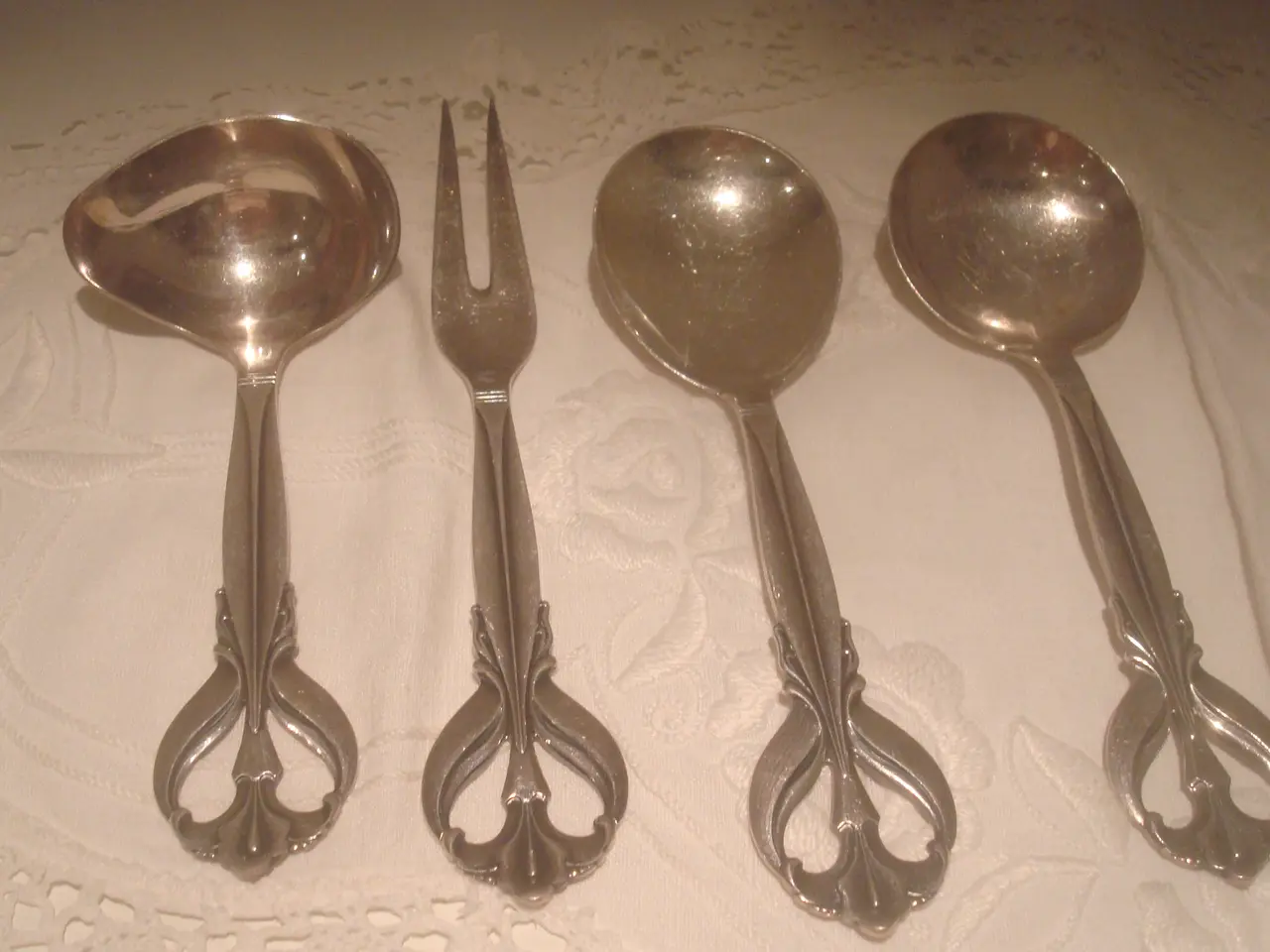 Billede 6 - BENEDIKTE BESTIK SØLVPLET, frokostgafler, desserts
