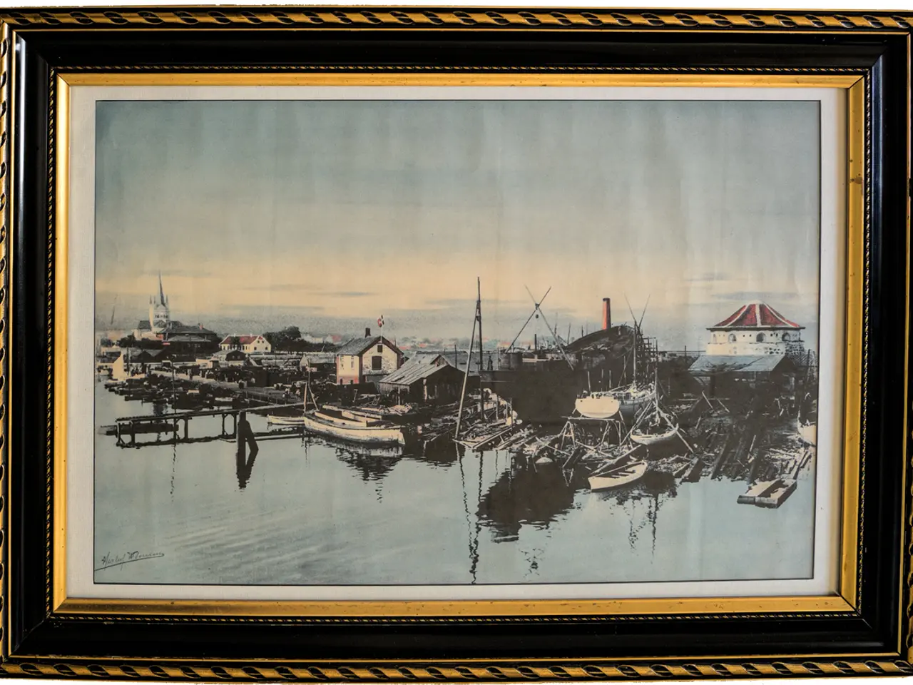 Billede 1 - Frederikshavn Havn 1913