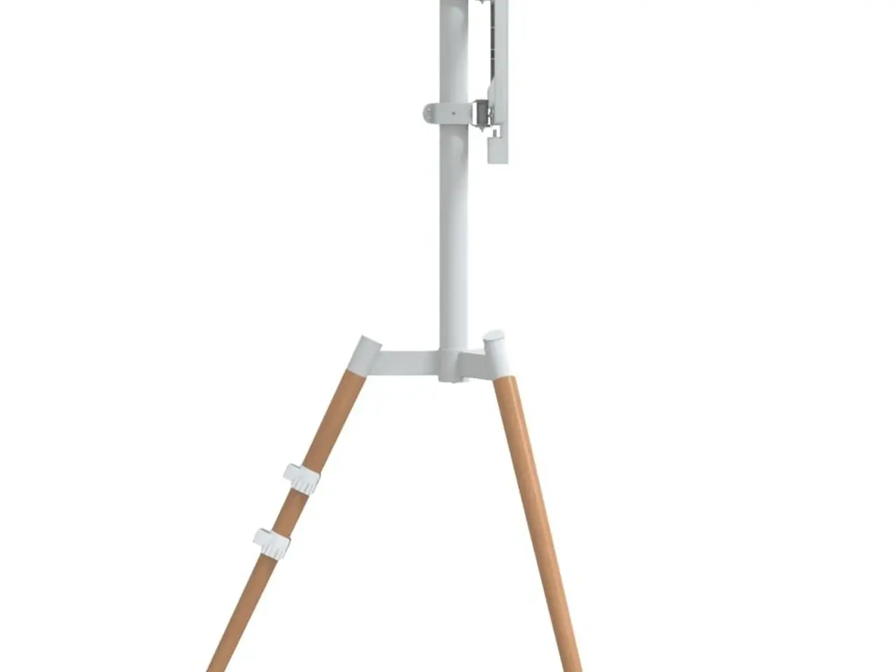Billede 5 - TV-stativ til 37-65" skærm - hvid/natur, 40 kg