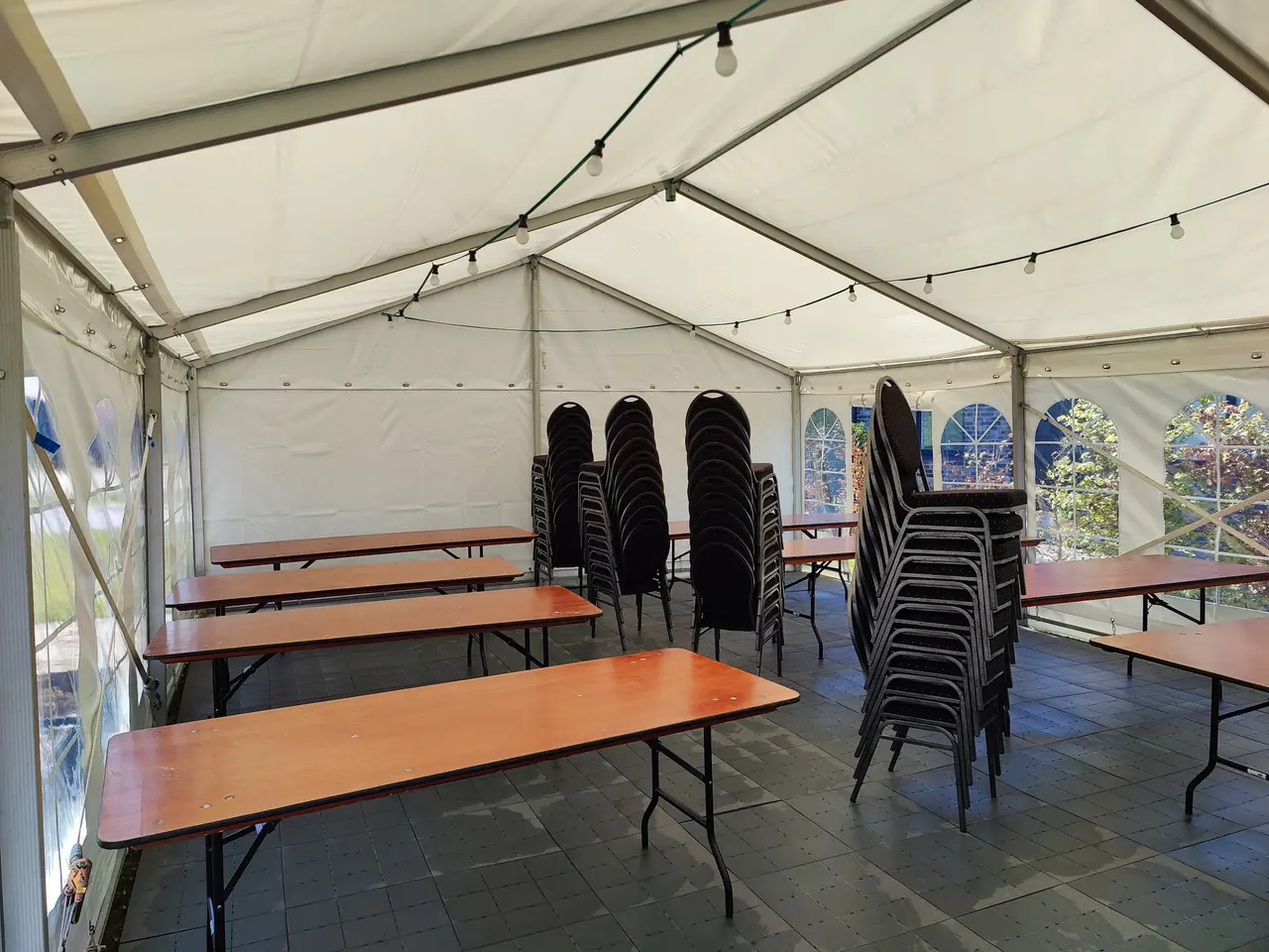 Billede 1 - Plastgulv til festtelte, fortelte mv.