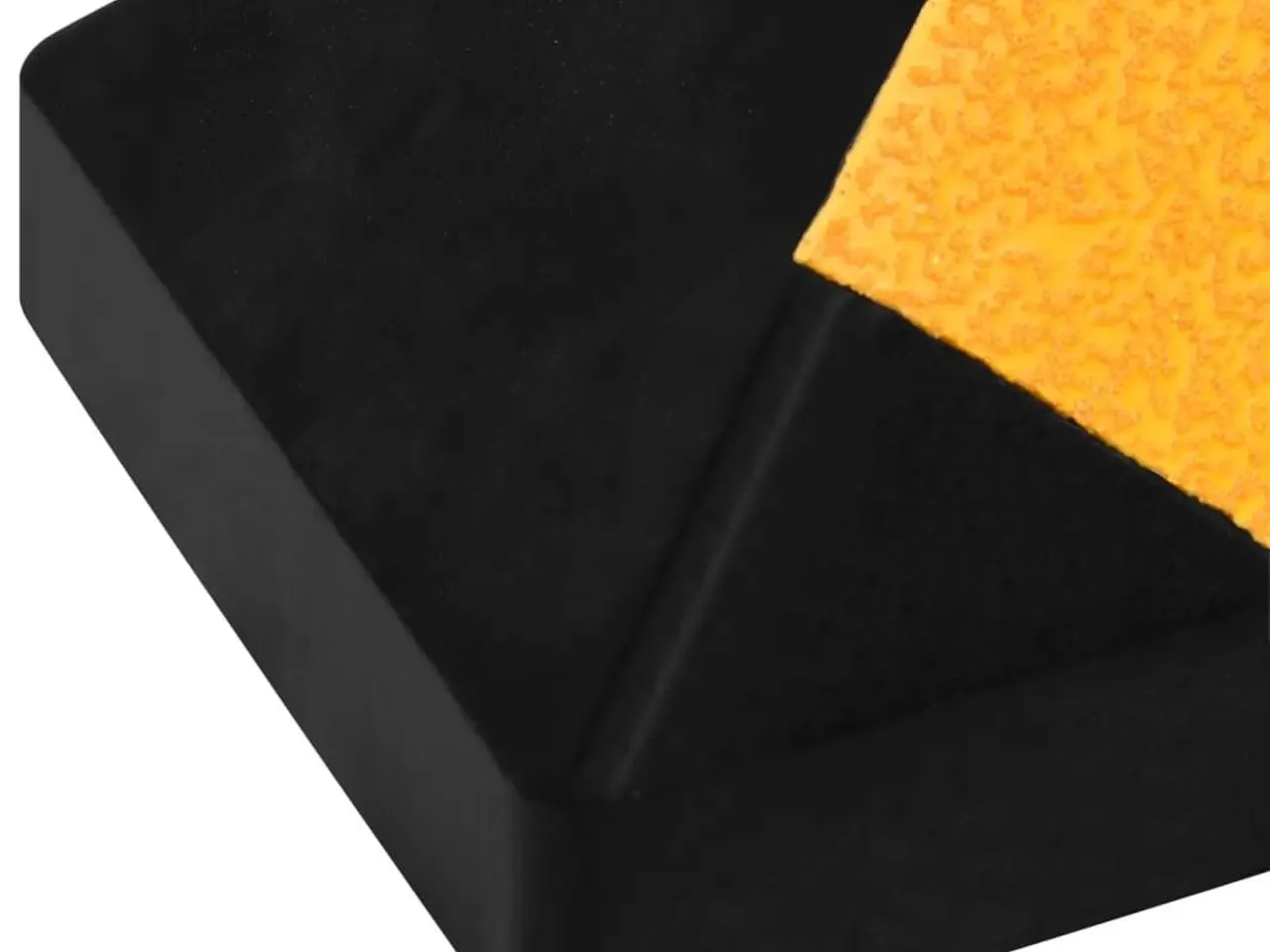 Billede 7 - Parkeringsklodser med refleks - 2 stk. gummi, 56 × 15 × 10 cm