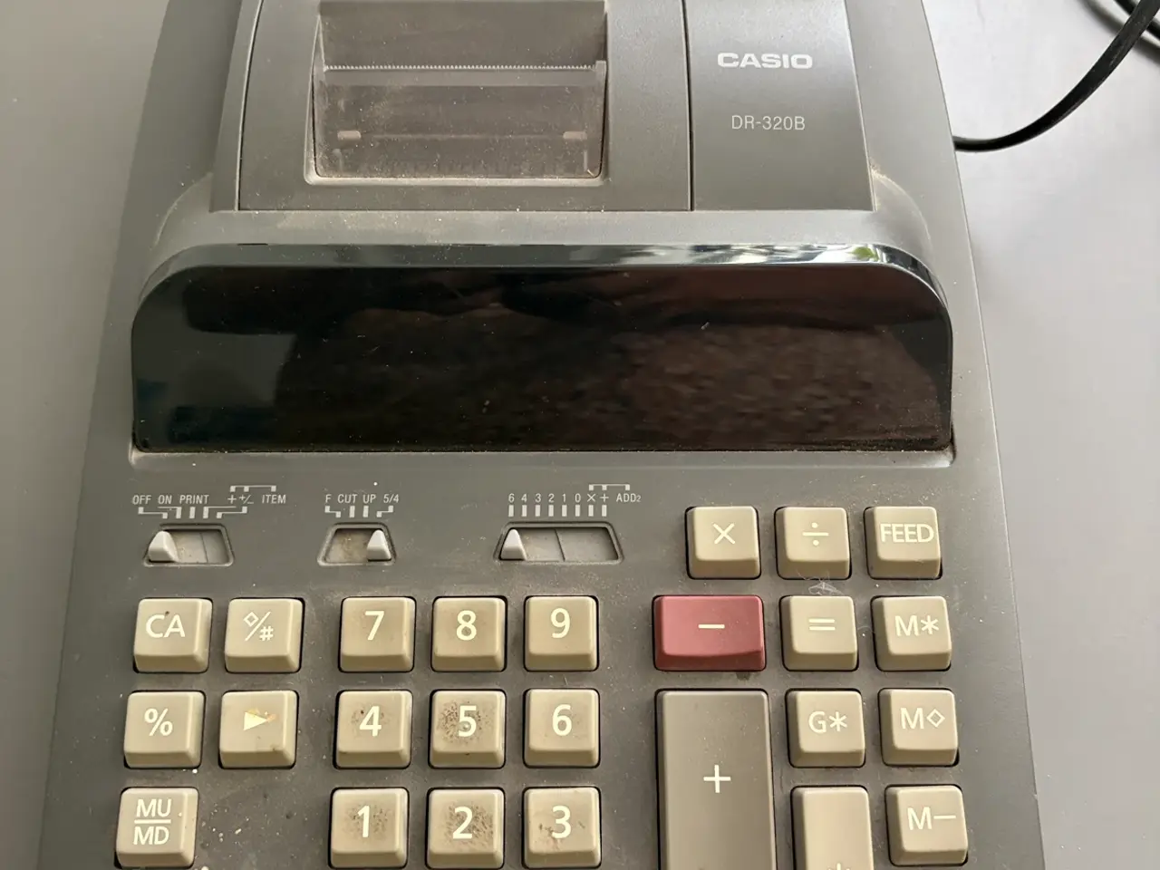 Billede 1 - Bordregner /strimmelregner, Casio 