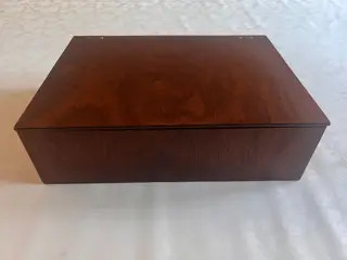 Smukt vintage teak syskrin fra 60’erne