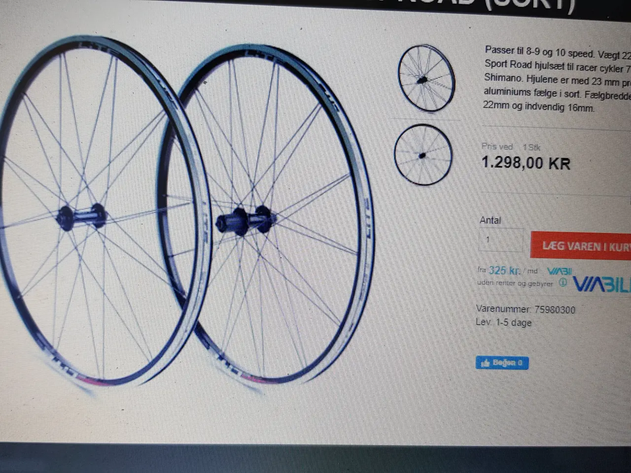 Billede 5 - Race dæk sæt. FAST PRIS!