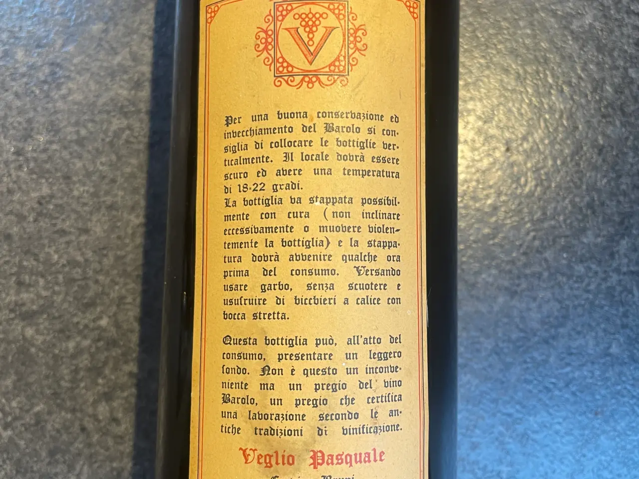 Billede 4 - Barolo rødvin fra årgang 1964 - Utrolig god stand