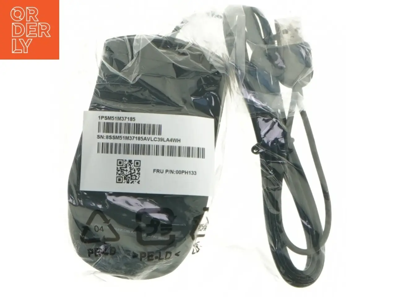 Billede 1 - Sort kablet mus fra Lenovo (str. 10 cm)