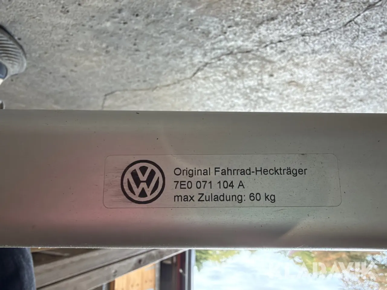 Billede 5 - Cykelstativ VW til 4 cykler, 60 kg
