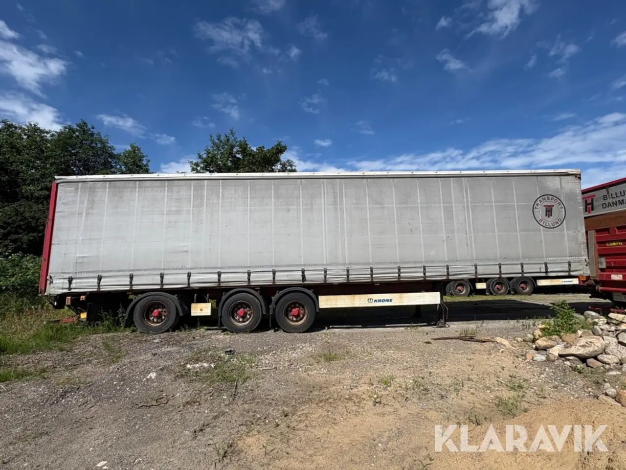Billede 2 - Trailer Krone SD med presseningsopbygning