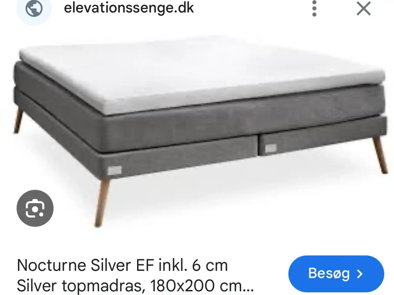 Billede 2 - Nocturne silver EF seng
