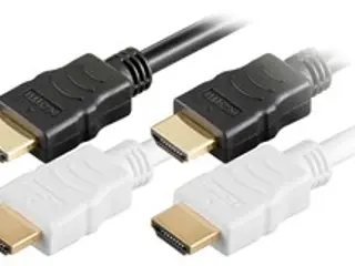 HDMI kabel, 1 meter - Hvid