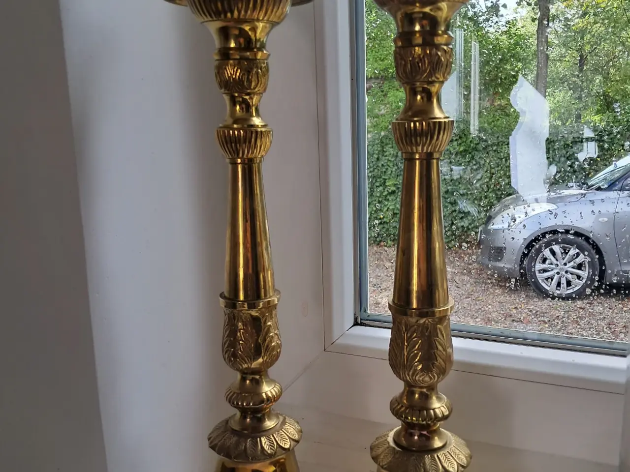 Billede 2 - Empire stager. 41 cm Høje.