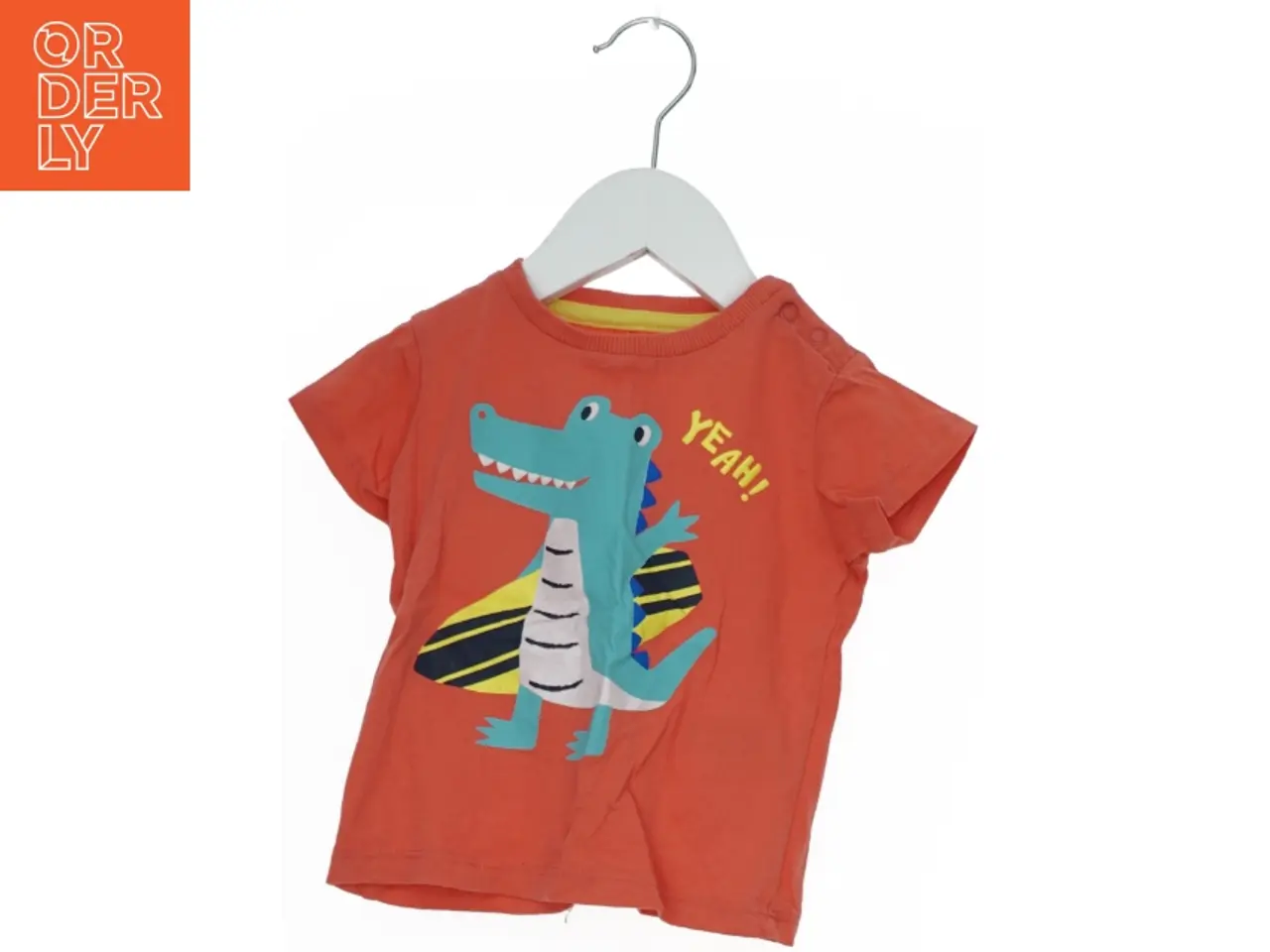 Billede 1 - T-shirt med krokodillemotiv (str. 80)