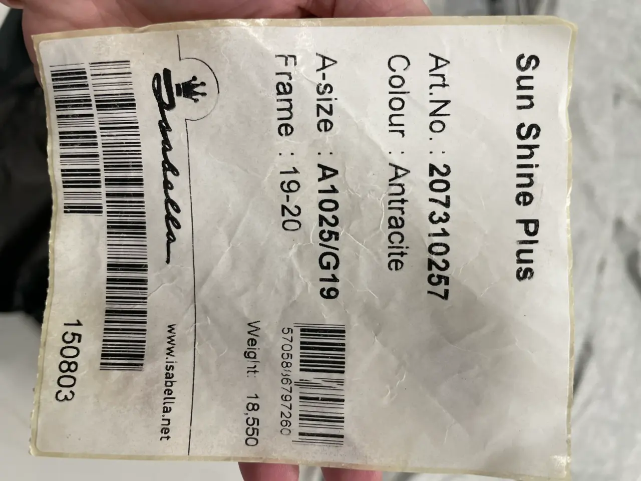 Billede 1 - Isabella sunshine a mål 1025
