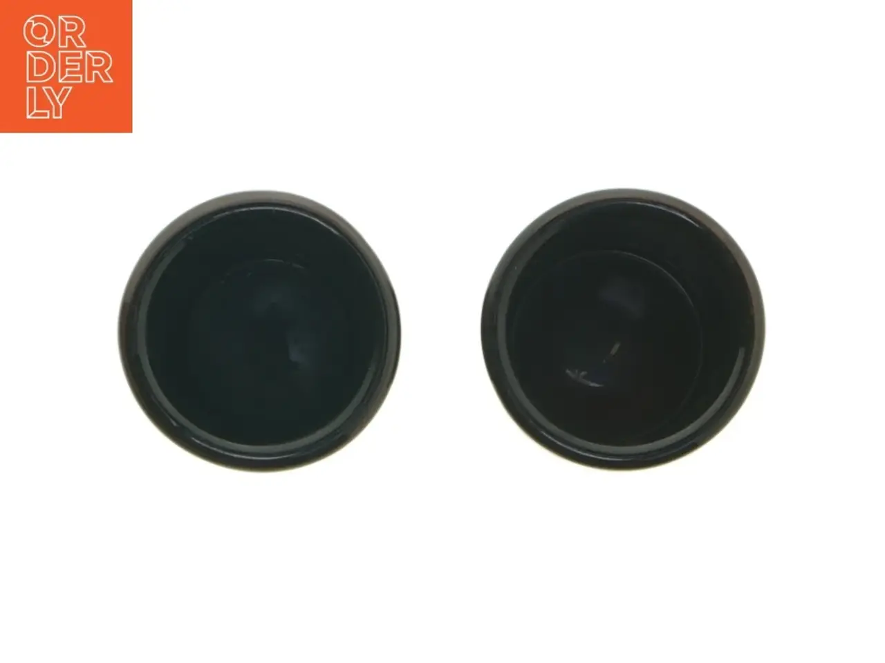Billede 3 - Par af sorte glas vaser fra Villa Collection Denmark (str. 9x7 cm)