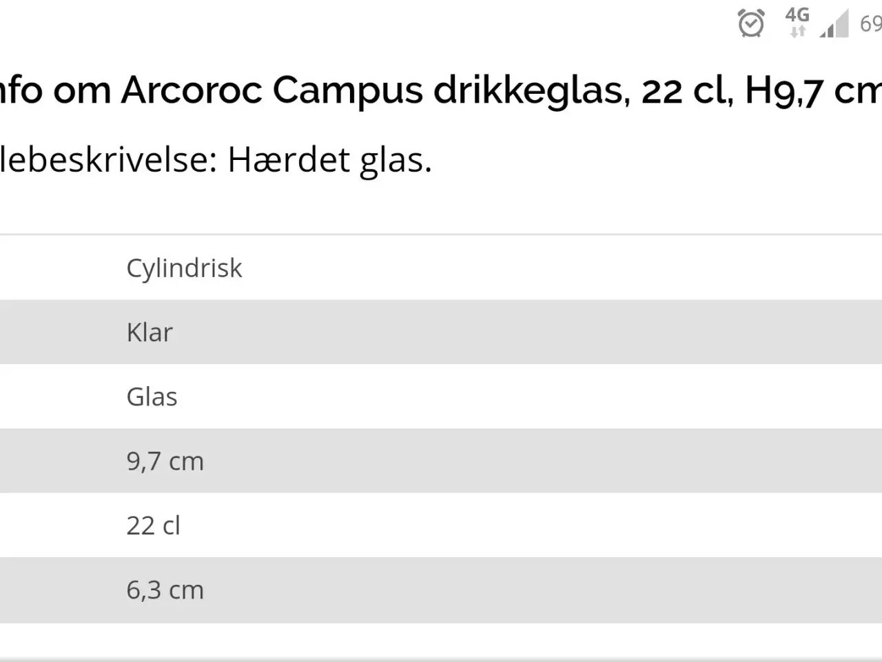 Billede 2 - Arcoroc Campus drikkeglas