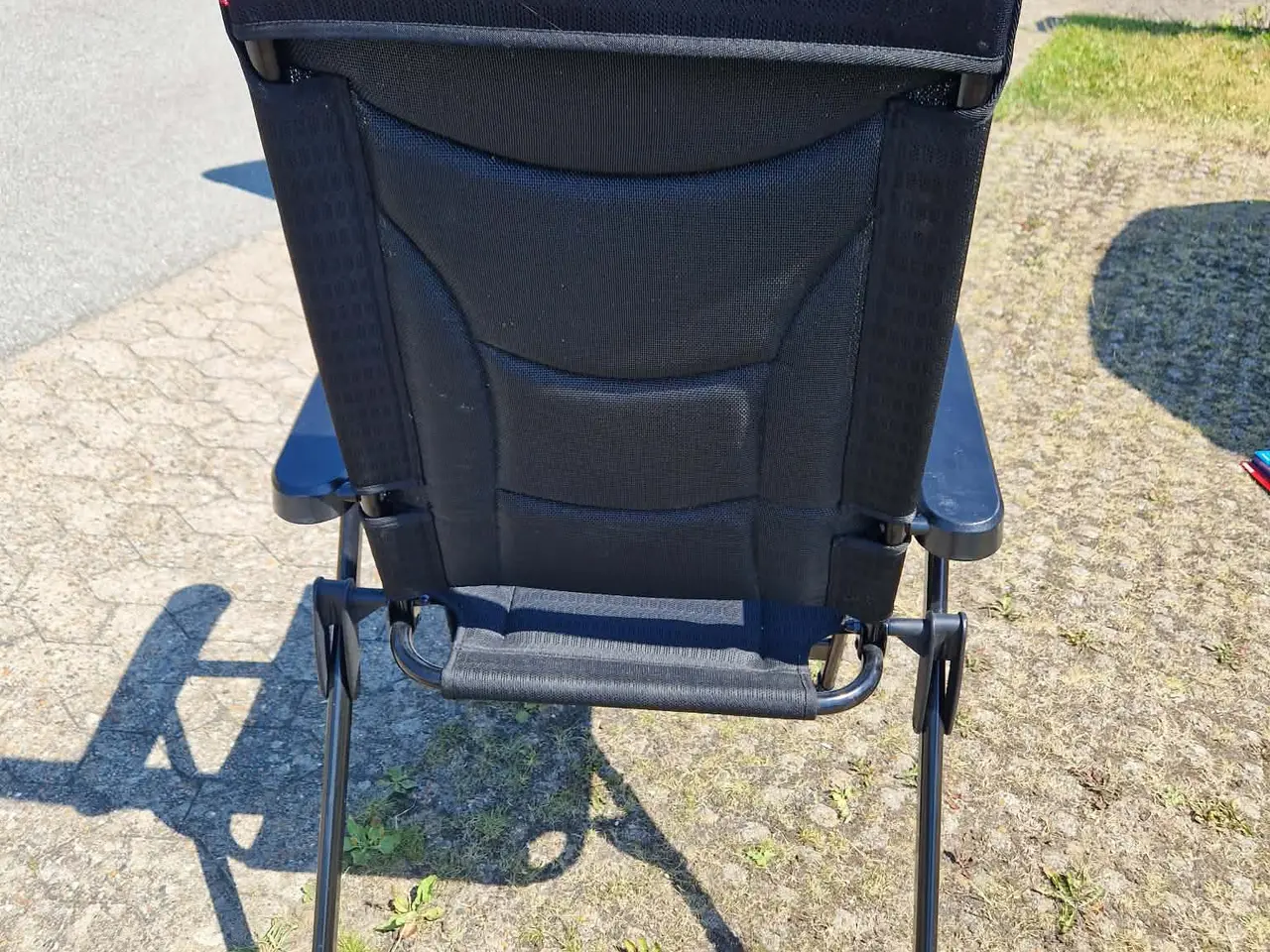 Billede 4 - Isabella campingstol loke sort med fodskammel