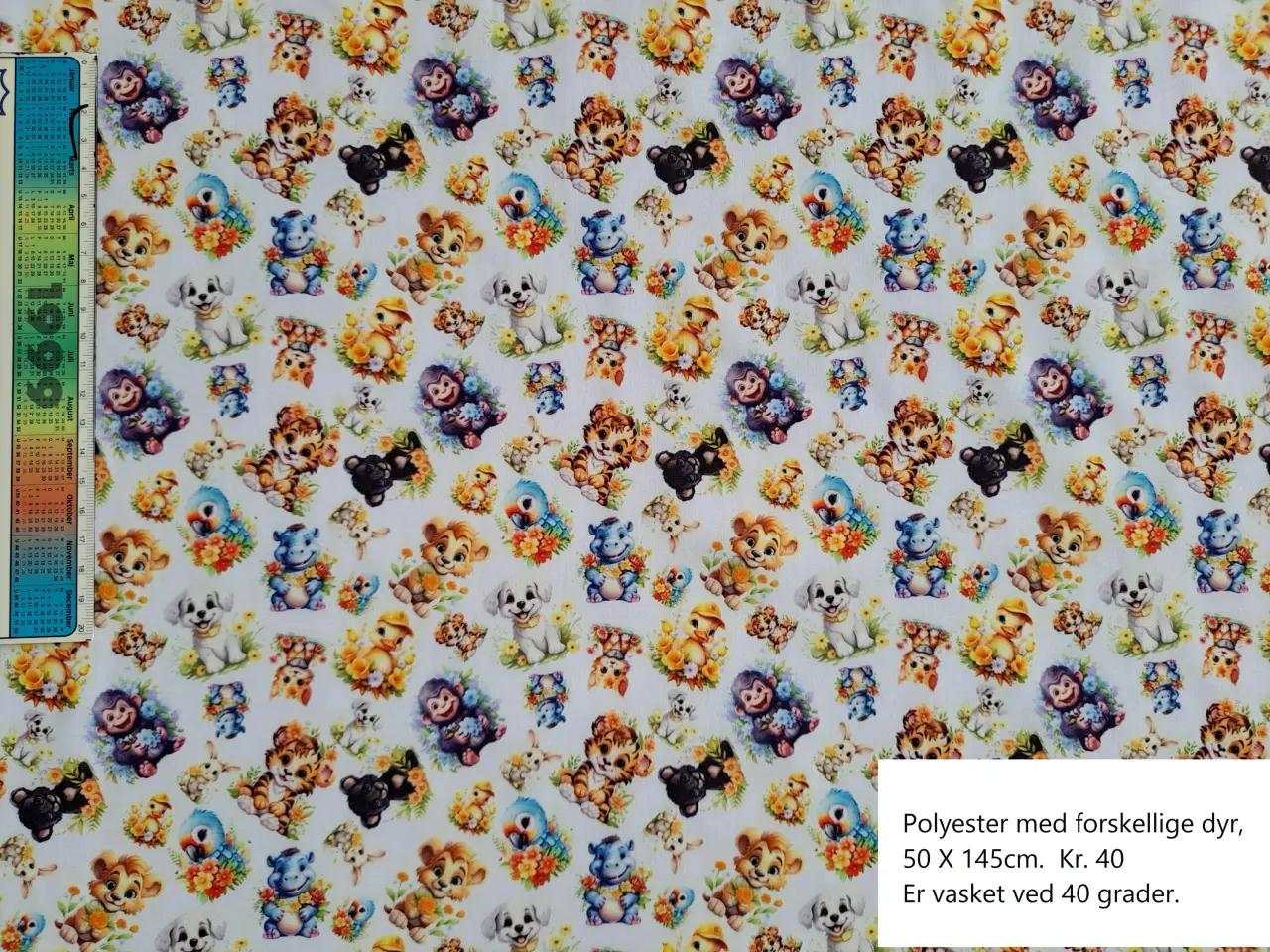 Billede 8 - Polyester og bomuldsstof.
