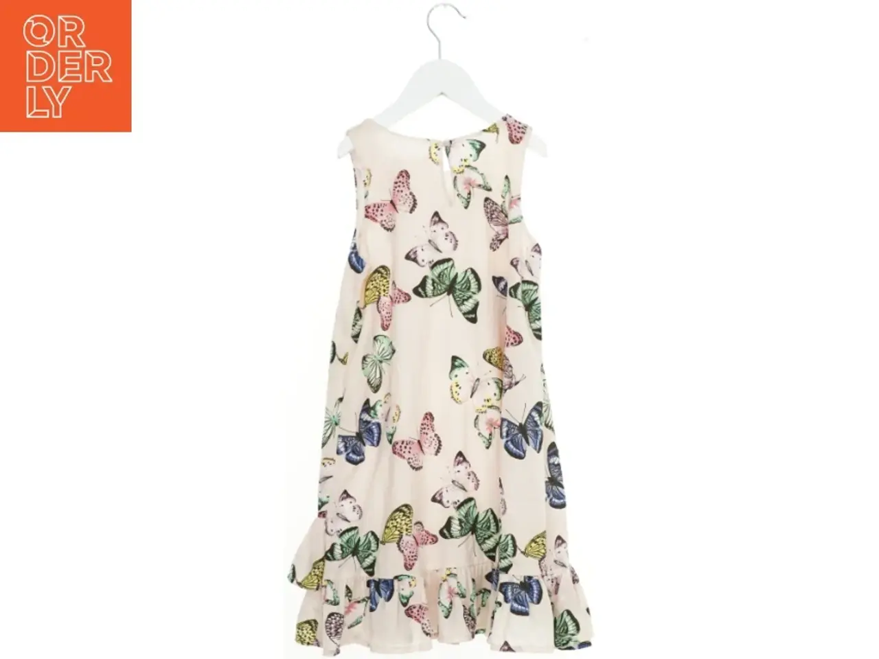Billede 2 - Sommerkjole med sommerfugleprint fra H&M (str. 128)