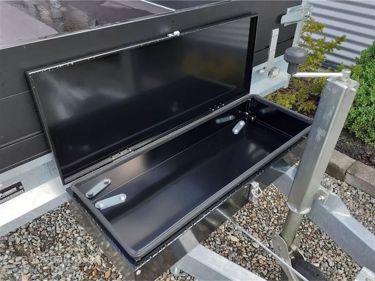 Billede 6 - 0 - Anssems PSX-S 2000-325 GO GETTER markedets Fedeste trailer med aluminiums sider i matsort.