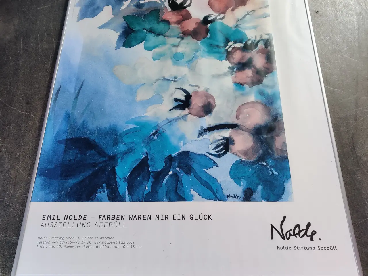 Billede 2 - Udstillingsplakat EMIL NOLDE 