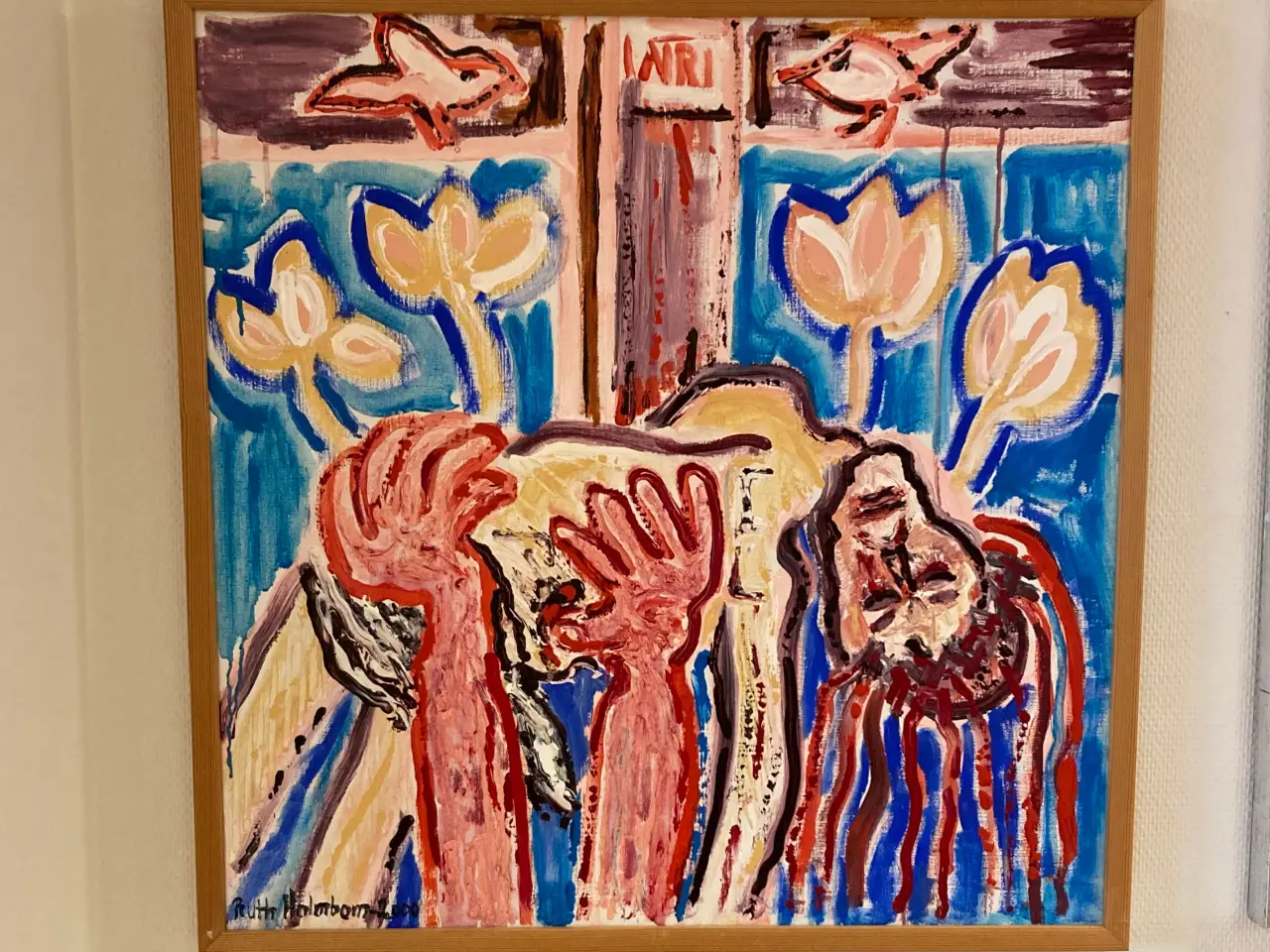 Billede 1 - Maleri Ruth Holmbom Bornholm