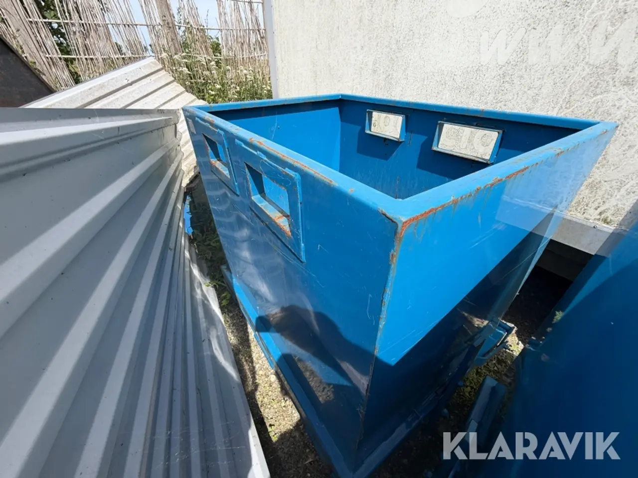 Billede 10 - Materialebeholdere i jern 3 styk