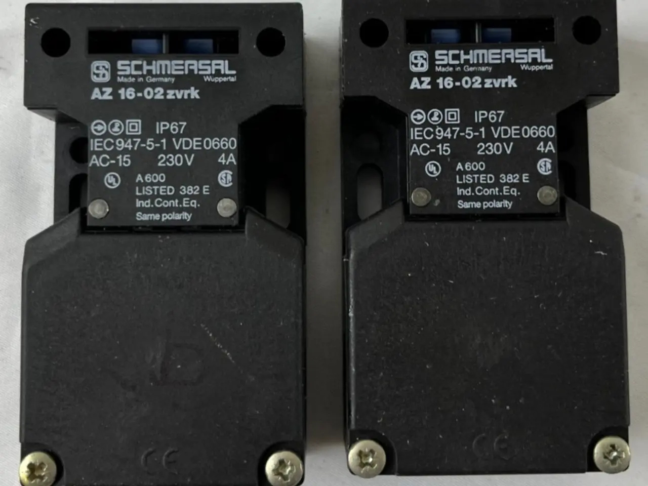 Billede 1 - Schmersal AZ16-02ZVRK Safety Interlock kontakt 4A