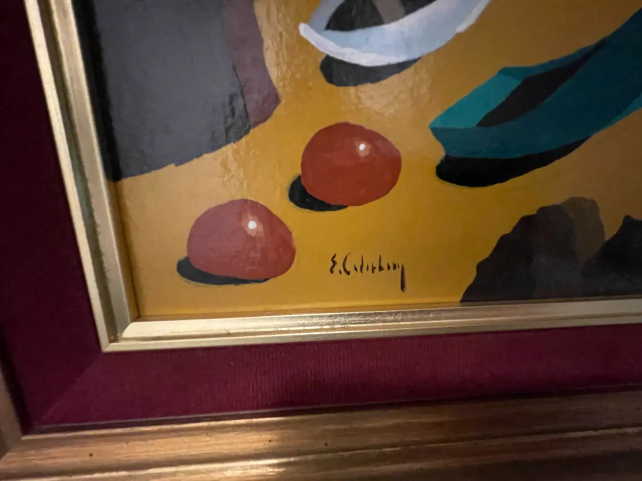 Billede 3 - Eric Cederberg, tempera på plade, 20 x 24 cm
