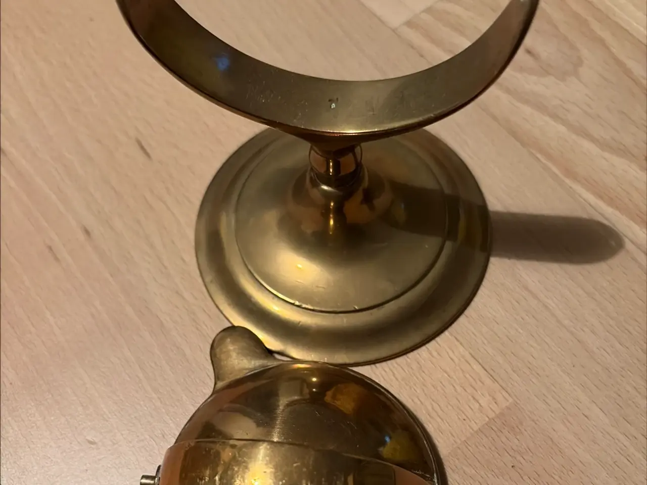 Billede 2 - vintage messing glødeskål I messing