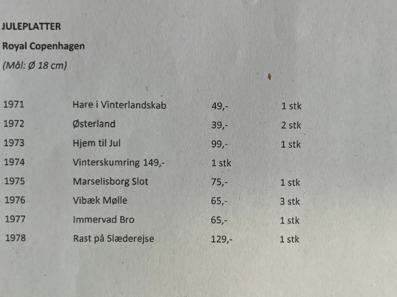 Billede 2 - Juleplatter Royal Copenhagen