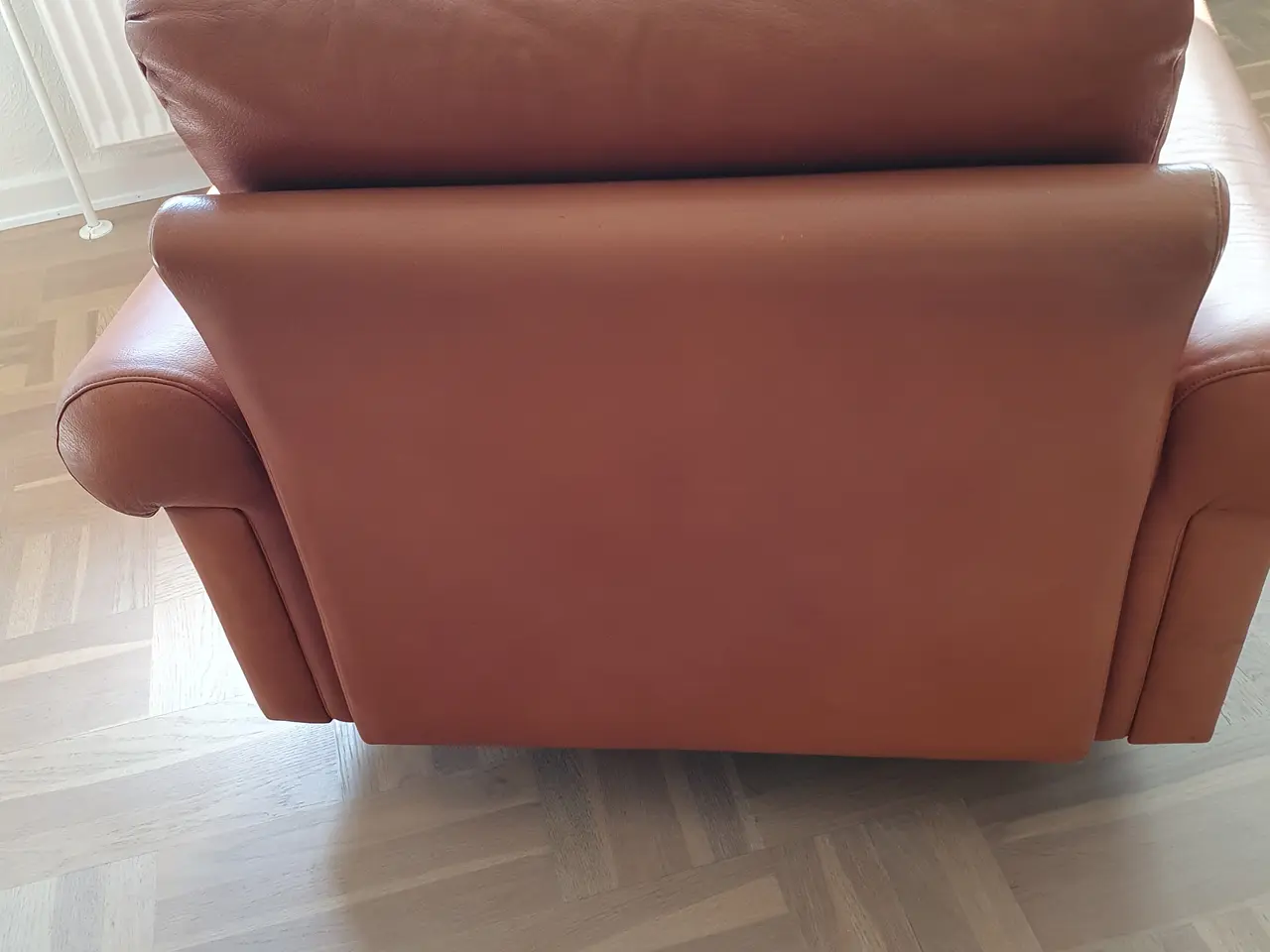 Billede 3 - Cognacfarvede lædermøbler sofaer/stol