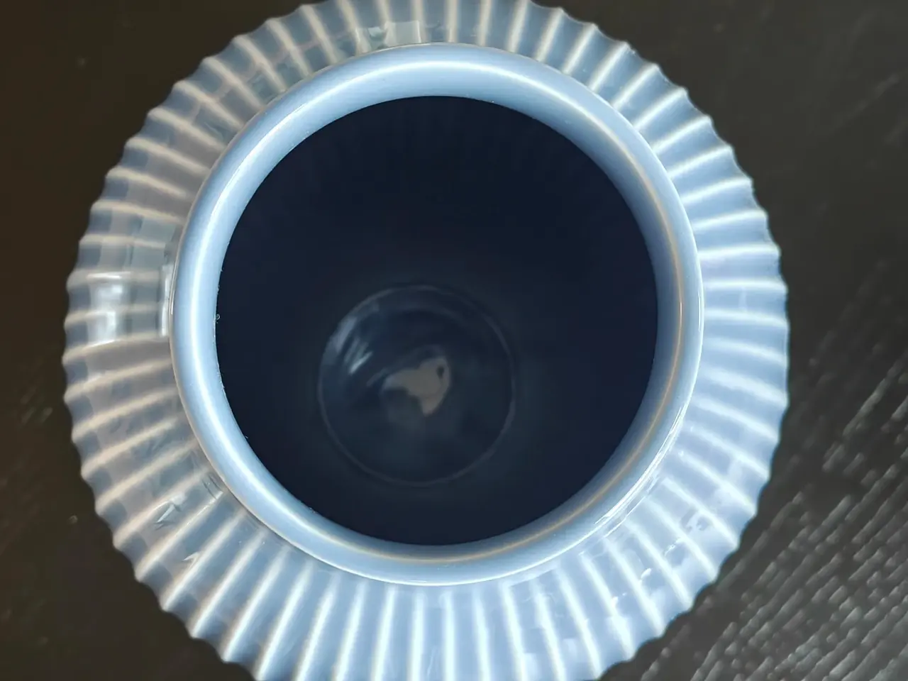 Billede 3 - Knabstrup Ripple Vase lyseblå 20 cm