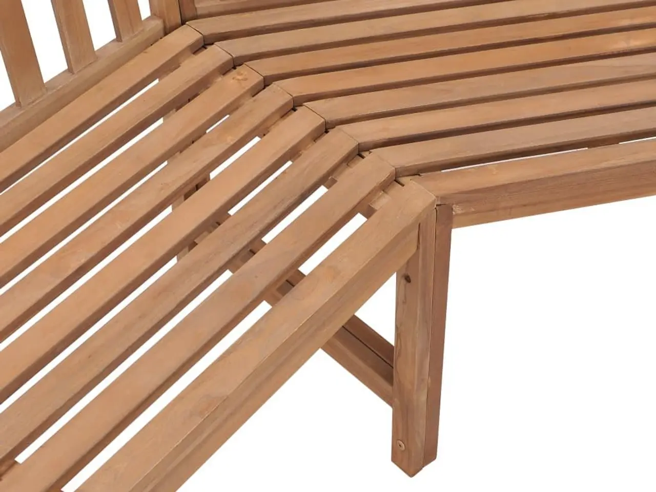 Billede 5 - Hjørnebænk til haven 185x185x90 cm massivt teaktræ