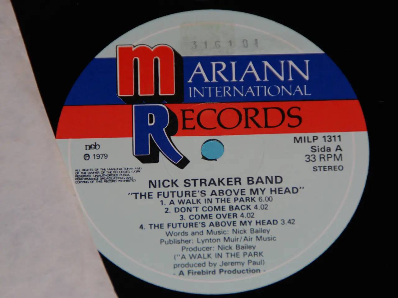 Billede 4 - Lp - Nick Straker Band